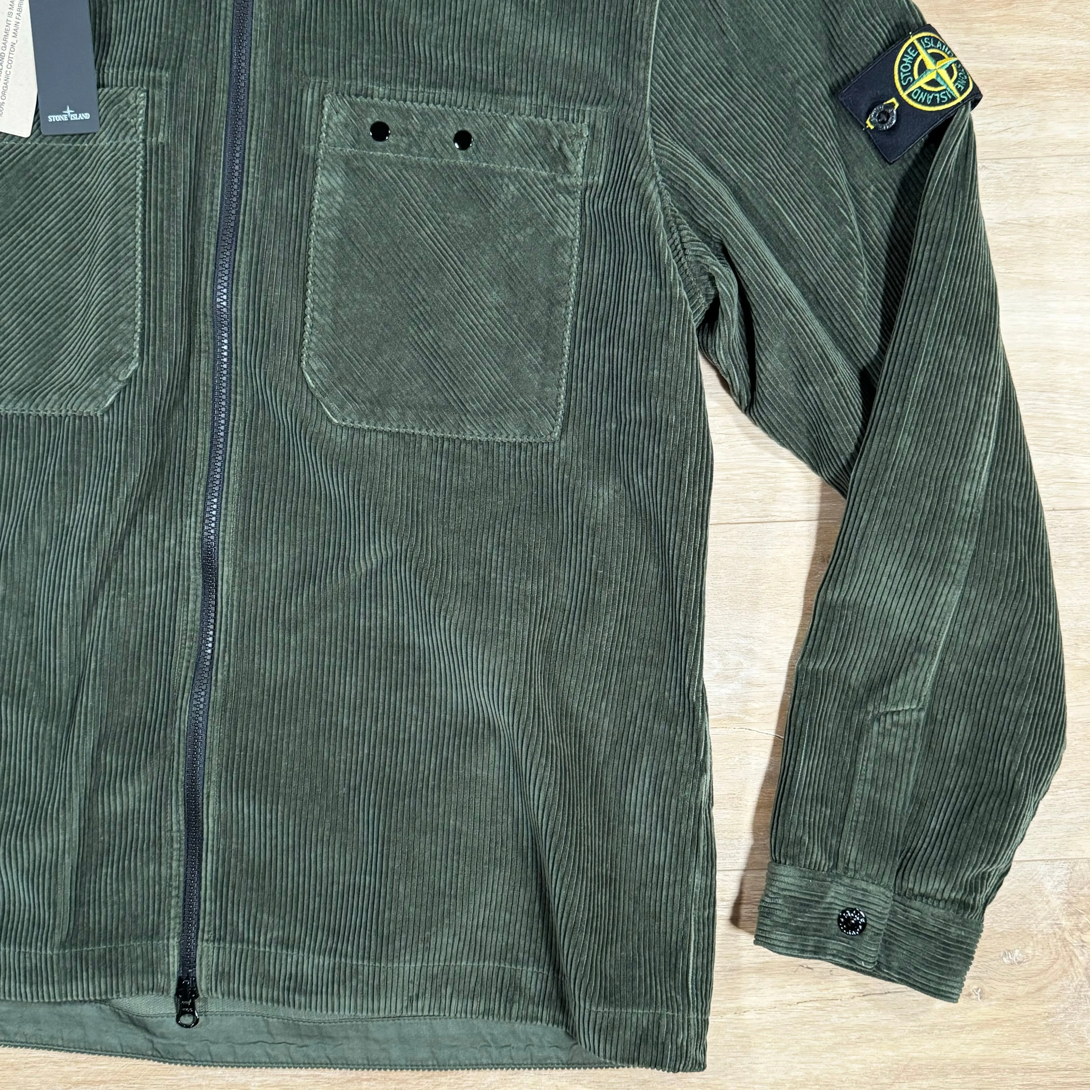 Stone Island Corduroy Overshirt in Musk