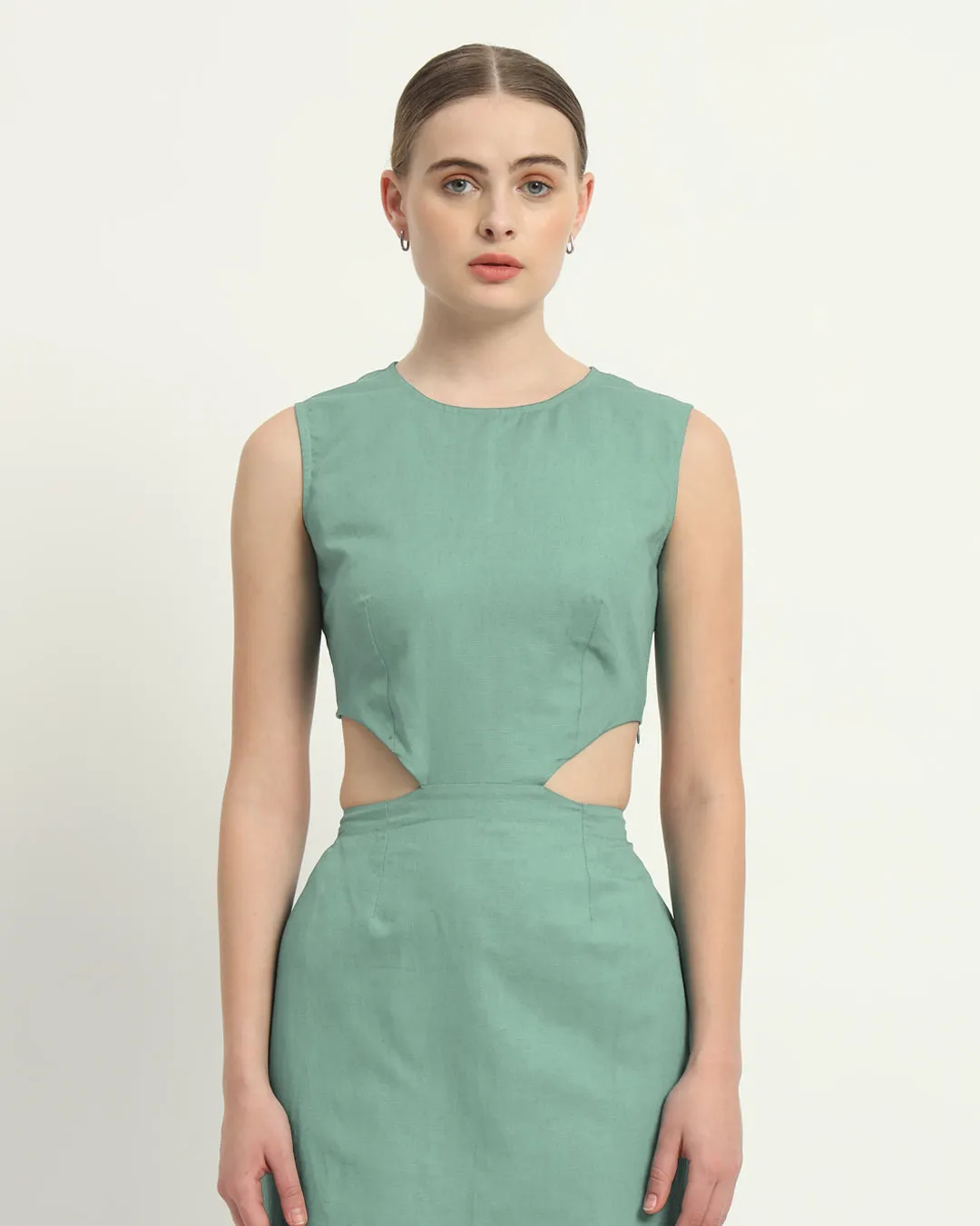 The Livingston Mint Cotton Dress
