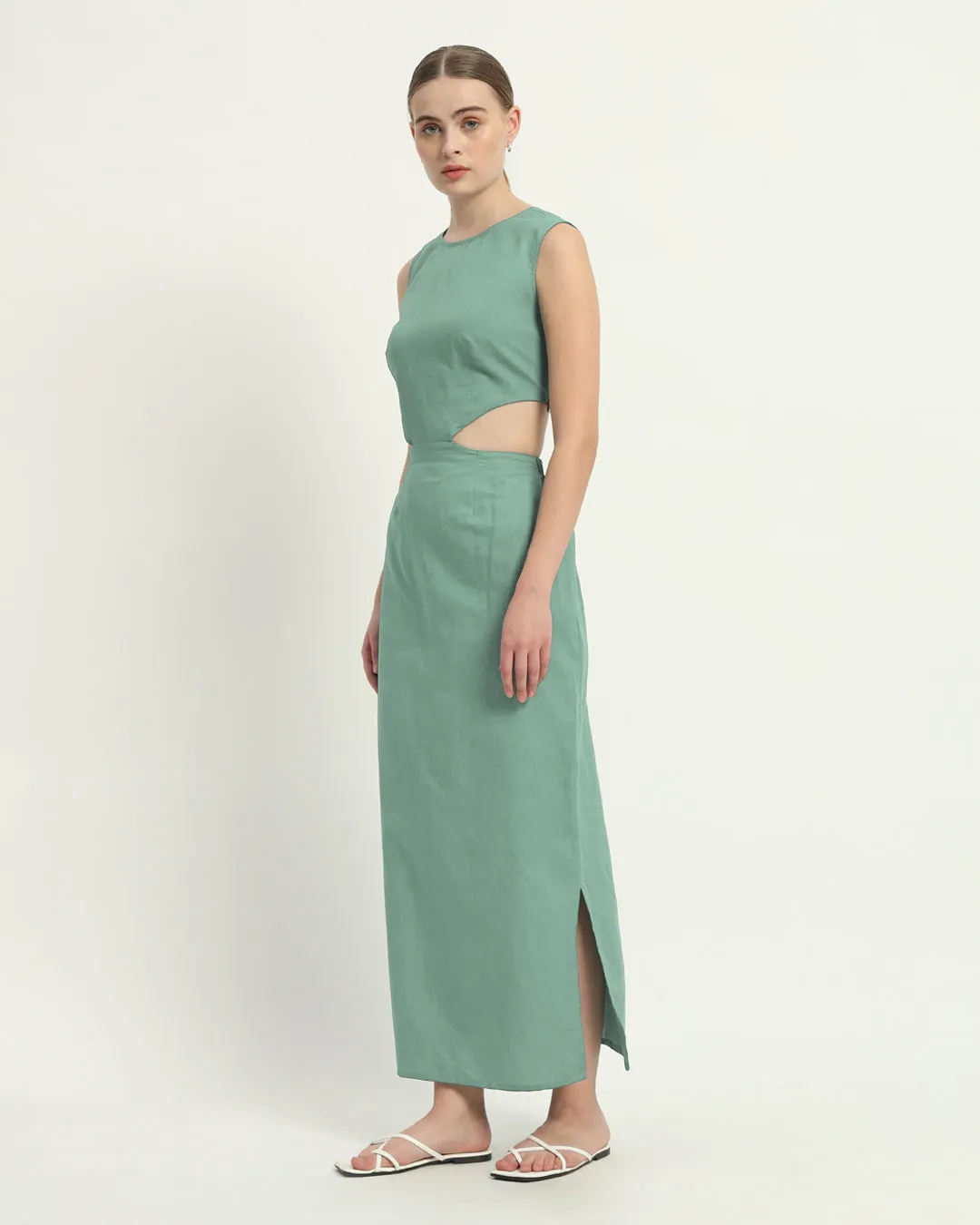 The Livingston Mint Cotton Dress