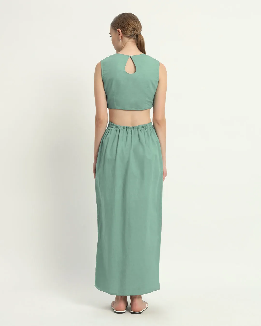 The Livingston Mint Cotton Dress