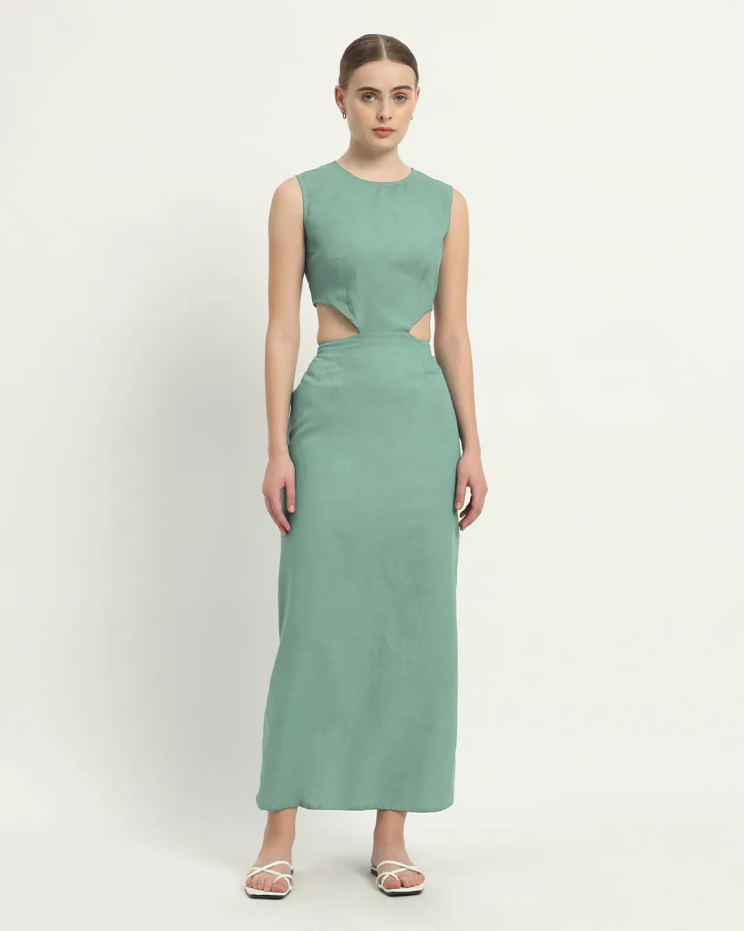 The Livingston Mint Cotton Dress