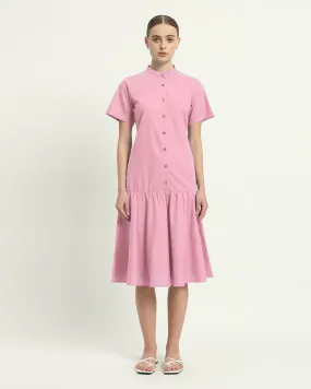 The Melrose Fondant Pink Cotton Dress