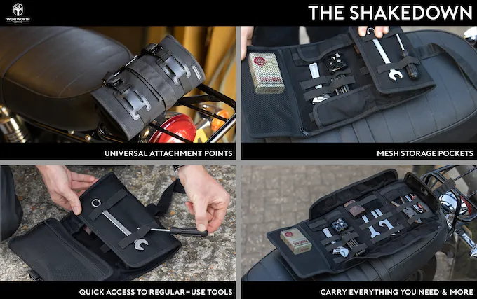 Wentworth Shakedown Tool Roll - Black