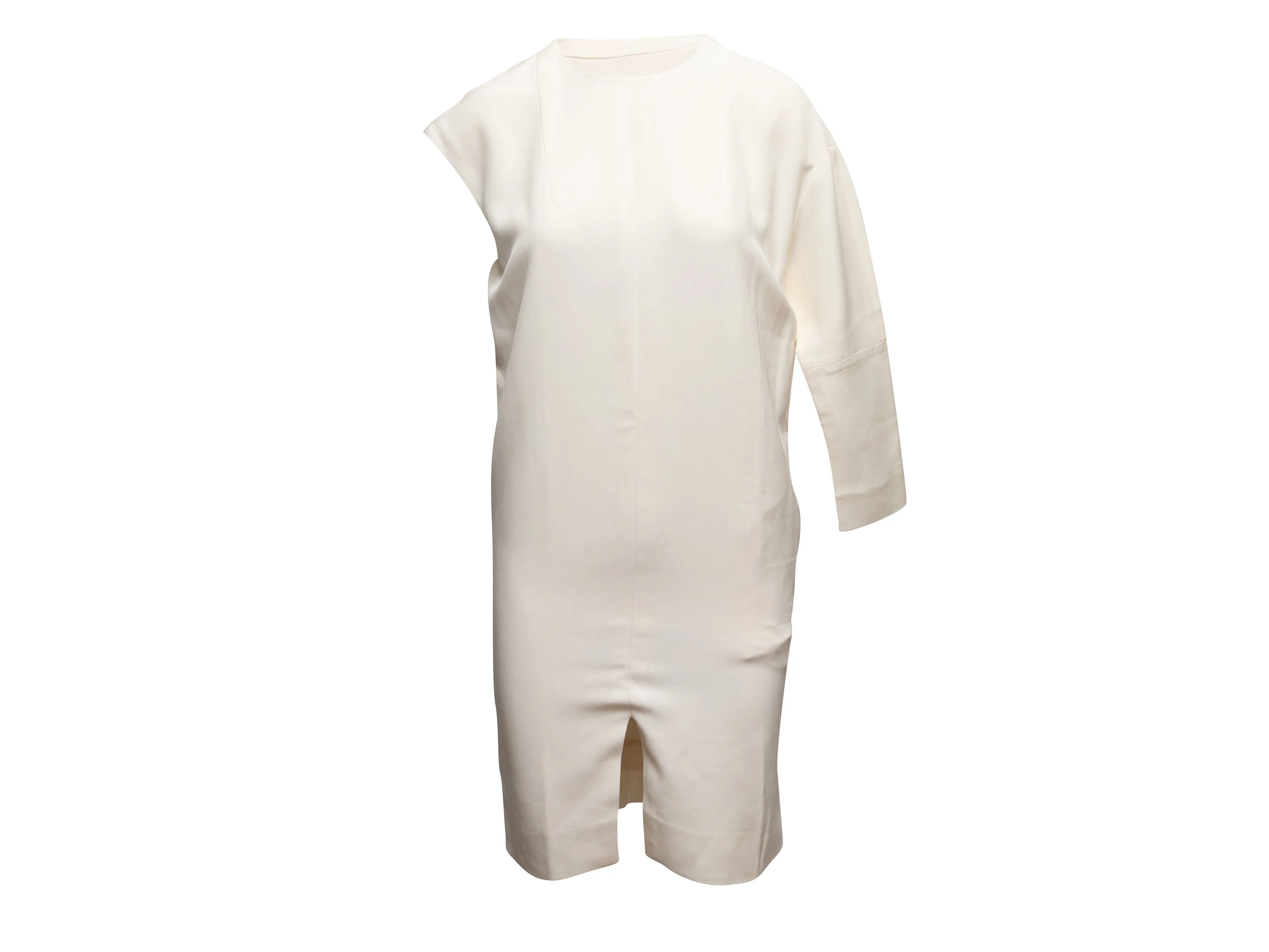 White Fendi Silk-Blend Two-Piece Dress Set Size IT 38