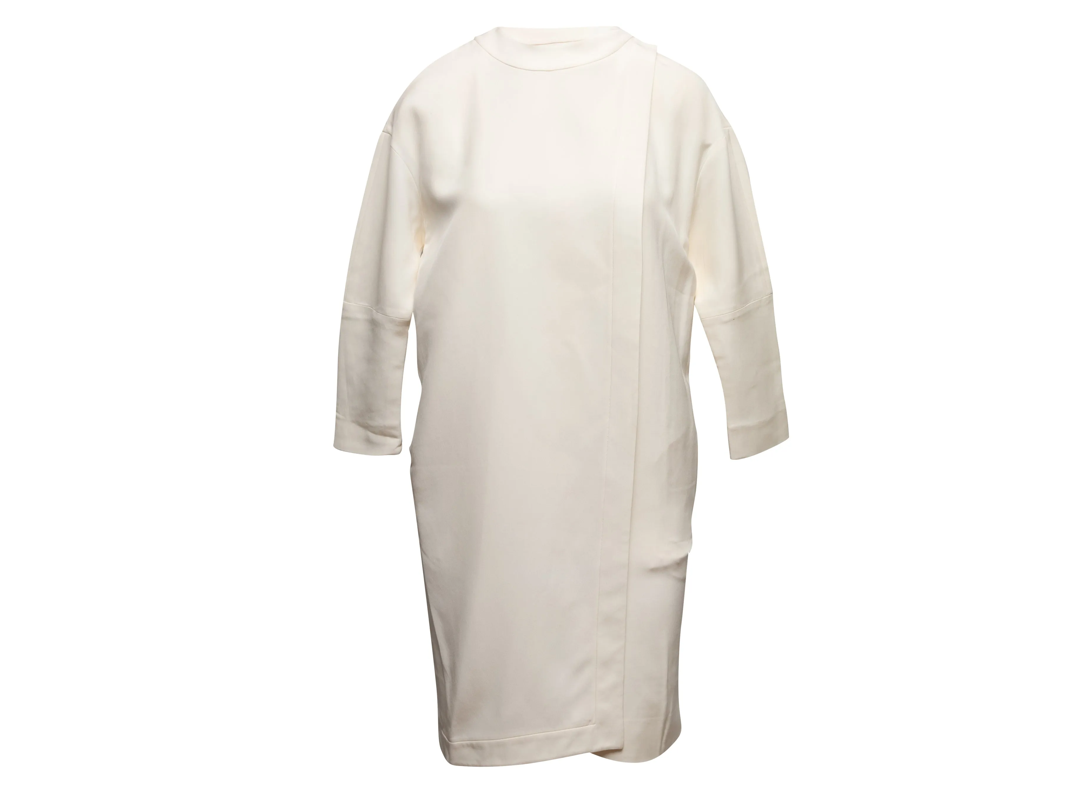 White Fendi Silk-Blend Two-Piece Dress Set Size IT 38