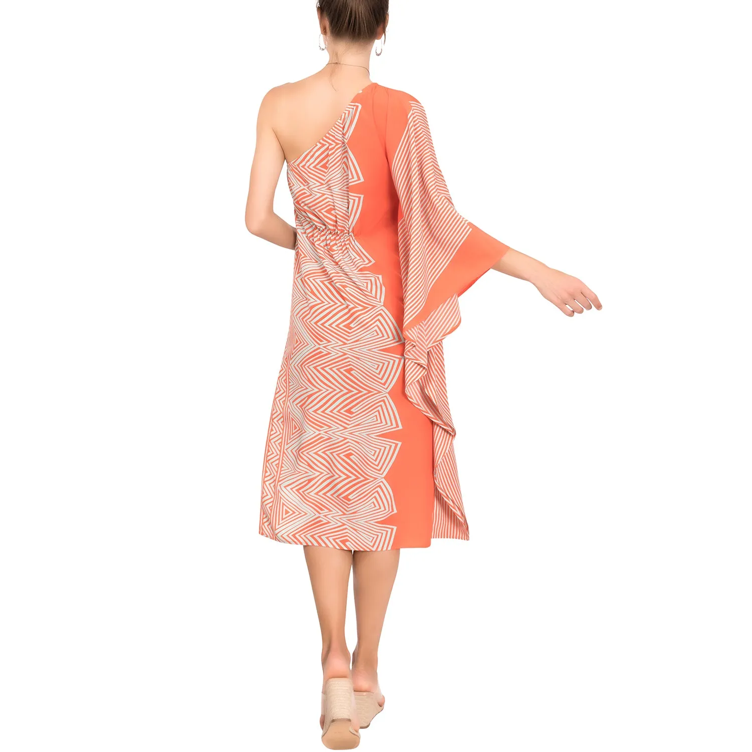 Zaza One-Shoulder Dress - Sao Paulo